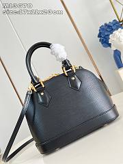 Louis Vuitton Alma BB LV x TM Black Bag 23.5x17.5x11.5cm - 4