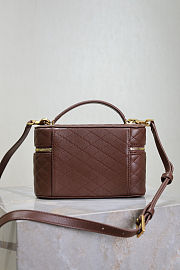 YSL Gaby Mini Vanity Bag Brown 18x11x6.5cm - 3