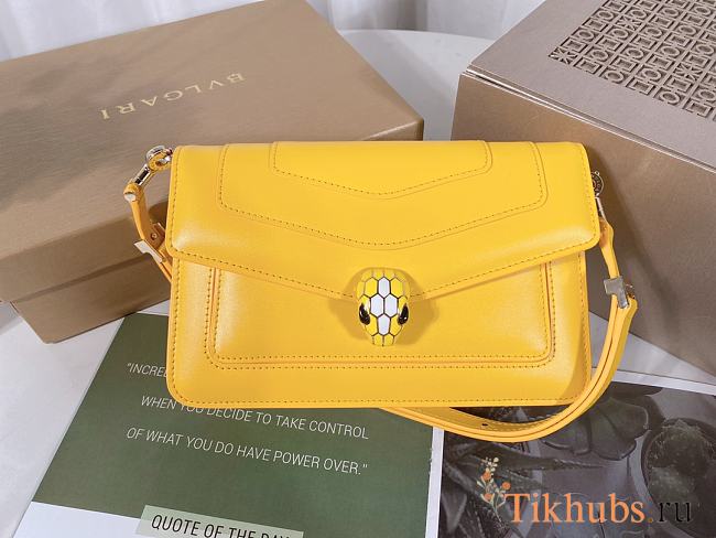 Bvlgari Serpenti Bag Forever East-West Yellow 22cm - 1