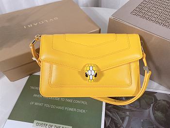 Bvlgari Serpenti Bag Forever East-West Yellow 22cm