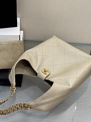 Chanel Large Hobo Bag Beige 37x30x14cm - 3