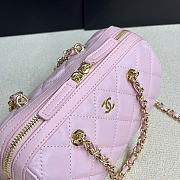 Chanel 25P Clutch With Chain Black Pink 18.5x11.5x11cm - 5