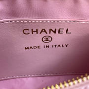 Chanel 25P Clutch With Chain Black Pink 18.5x11.5x11cm - 2