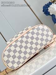 Louis Vuitton LV Montsouris PM Blackpack White 30x28x18cm - 3