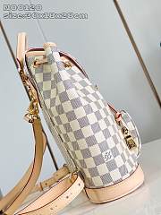 Louis Vuitton LV Montsouris PM Blackpack White 30x28x18cm - 4