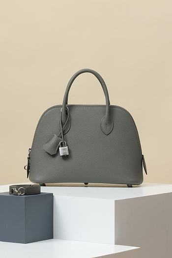 Hermes Bolide 25 Bag Grey Silver 25x19x10.5cm