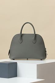 Hermes Bolide 25 Bag Grey Silver 25x19x10.5cm - 4