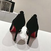 Christian Louboutin Anjalina 85 Black Suede Heel 8.5cm - 5
