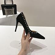 Christian Louboutin Anjalina 85 Black Suede Heel 8.5cm - 4
