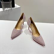 Christian Louboutin Anjalina 85 Pink Suede Heel 8.5cm - 2