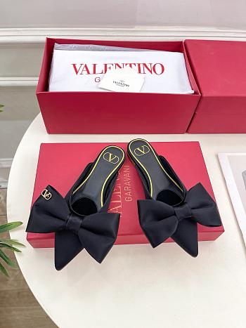 Valentino Black Slides