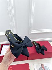 Valentino Black Slides - 5