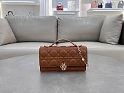 Dior Mini Miss Bag Lambskin Cognac 21x11.5x4.5cm - 1