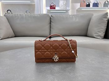 Dior Mini Miss Bag Lambskin Cognac 21x11.5x4.5cm