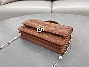 Dior Mini Miss Bag Lambskin Cognac 21x11.5x4.5cm - 3