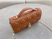 Dior Mini Miss Bag Lambskin Cognac 21x11.5x4.5cm - 4