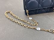 Dior Mini Miss Bag Lambskin Navy Blue 21x11.5x4.5cm - 2