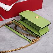 Valentino Garavani Small Loco Green Shoulder Bag 20x11x5cm - 5