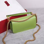 Valentino Garavani Small Loco Green Shoulder Bag 20x11x5cm - 4
