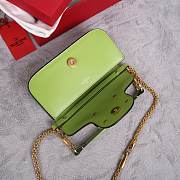 Valentino Garavani Small Loco Green Shoulder Bag 20x11x5cm - 3