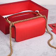 Valentino Garavani Small Loco Red Shoulder Bag 20x11x5cm - 3