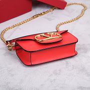 Valentino Garavani Small Loco Red Shoulder Bag 20x11x5cm - 2