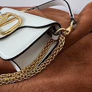 Valentino Garavani Small Loco White Shoulder Bag 20x11x5cm - 4