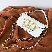 Valentino Garavani Small Loco White Shoulder Bag 20x11x5cm - 2