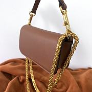 Valentino Garavani Small Loco Brown Shoulder Bag 20x11x5cm - 6