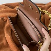 Valentino Garavani Small Loco Brown Shoulder Bag 20x11x5cm - 4