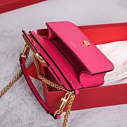 Valentino Garavani Small Loco Pink Shoulder Bag 20x11x5cm - 6