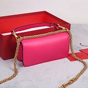 Valentino Garavani Small Loco Pink Shoulder Bag 20x11x5cm - 5