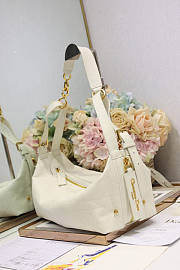 Dior Medium D-Journey Bag White 33x16x15cm - 5