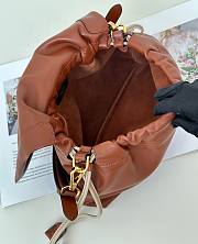 Fendi Mamma Baguette Medium Brown Leather Bag 26.5x18x8.5cm - 2
