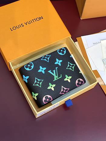 Louis Vuitton LV Multiple Wallet Black 11.5x9x1.5cm