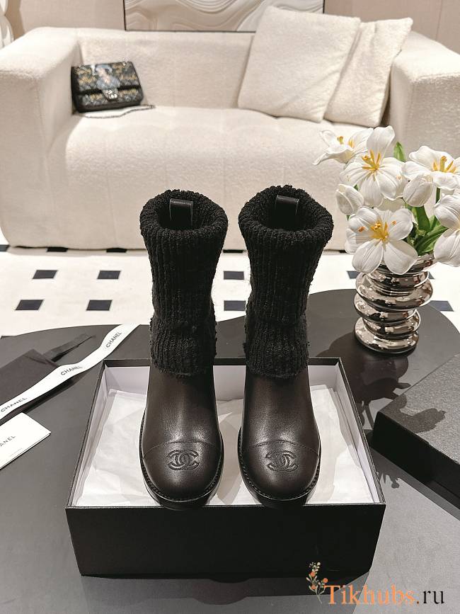 Chanel Black Boot 19 - 1