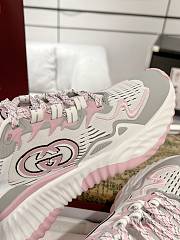 Gucci Women's Ripple Grey White Trainer Sneaker - 4
