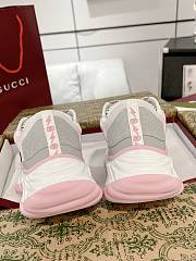 Gucci Women's Ripple Grey White Trainer Sneaker - 2