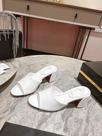 Christian Louboutin Jane Mule 55 mm Mules White