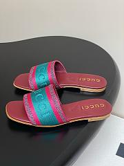 Gucci Women's Slide Sandal With Web - 5