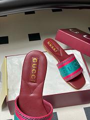 Gucci Women's Slide Sandal With Web - 4