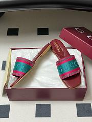 Gucci Women's Slide Sandal With Web - 2
