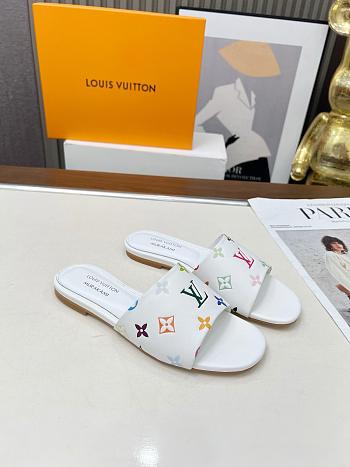 Louis Vuitton LV x TM 6AM Flat Mule White