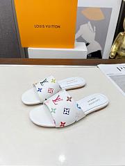 Louis Vuitton LV x TM 6AM Flat Mule White - 3