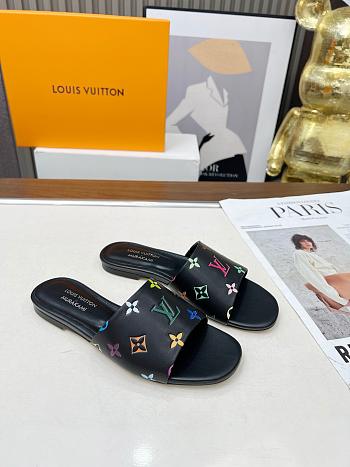 Louis Vuitton LV x TM 6AM Flat Mule Black
