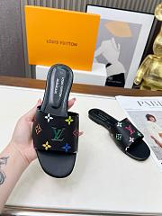 Louis Vuitton LV x TM 6AM Flat Mule Black - 5