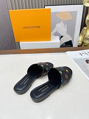 Louis Vuitton LV x TM 6AM Flat Mule Black - 4