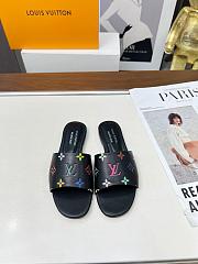 Louis Vuitton LV x TM 6AM Flat Mule Black - 2