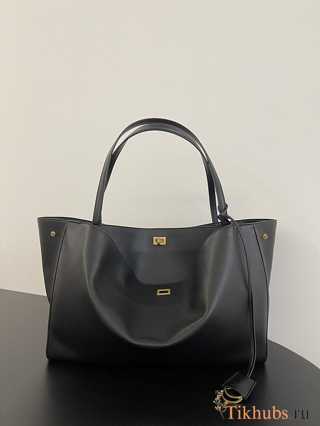 Balenciaga Rodeo Tote Bag Black 46.9x29.9x21.8cm - 1
