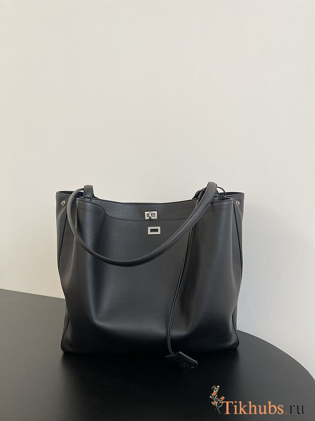 Balenciaga Rodeo North-South Tote Bag Black 33x24x9.9cm - 1